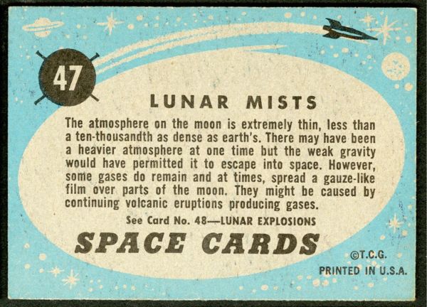 1958 Topps Space Target Moon